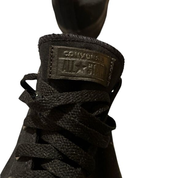 NWOT Converse Chuck Taylor All Star Black Canvas Sneaker Mens 8 Womens 10 - Picture 5 of 7